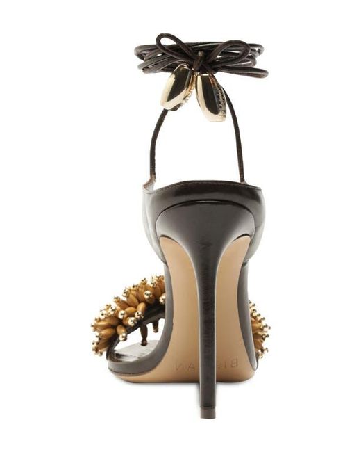 Alexandre Birman Black Zaya Ankle Wrap Sandal