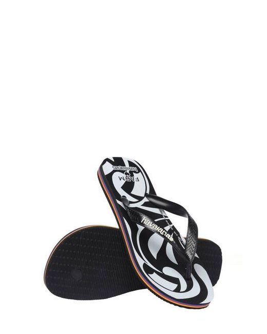 Havaianas White X Farm Rio Tucanada Flip Flop