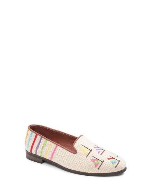 PAIGE Pink By Paige Needlepoint Nautical Flat