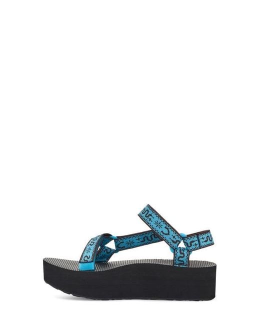 Teva Blue Universal Platform Sandal