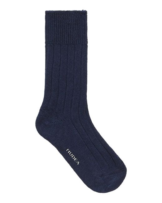 Nudea Blue The Slouchy Socks
