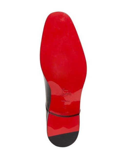 Christian Louboutin Black Cap Toe Derby for men