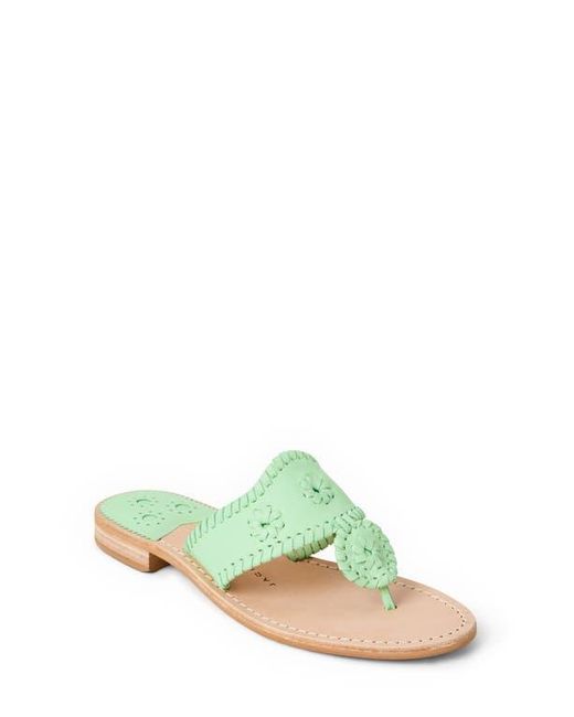 Jack Rogers Green Jacks Flat Sandal