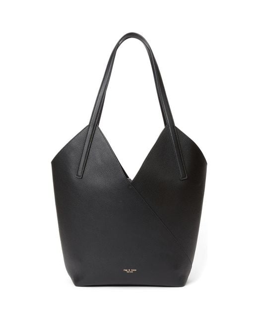 Rag & Bone Black Alix Leather Tote