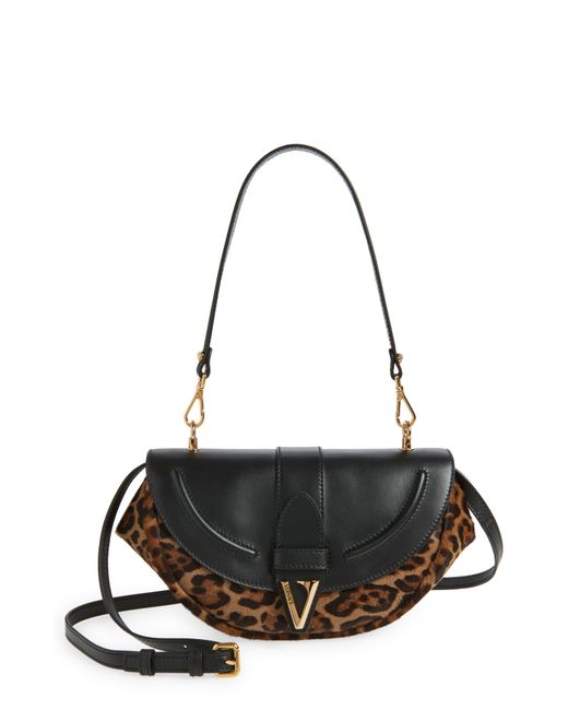 Versace Black Medium Virtus Shoulder Bag