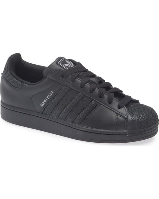 adidas Women's Black Superstar Sneaker