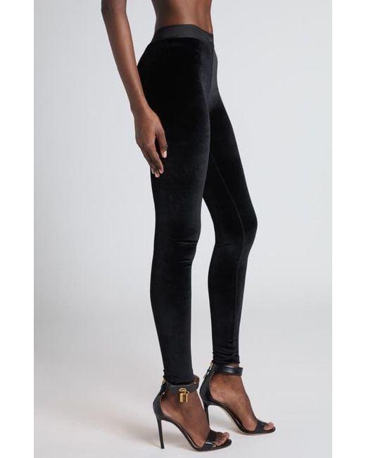 Tom Ford Black Signature Stretch Leggings