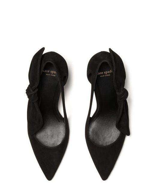 Kate Spade Black Bunnie Pointed Toe Pump