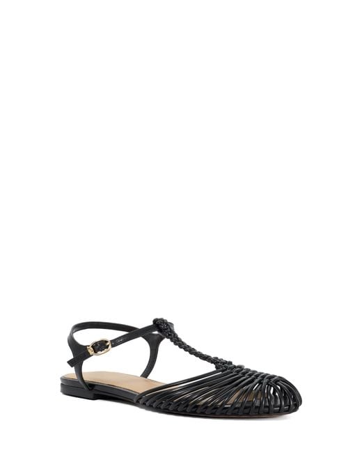 Dune Black Harmoni Ankle Strap Sandal