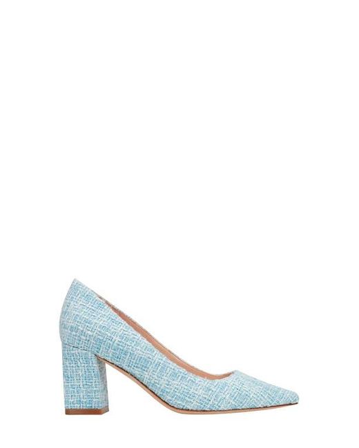 Marc Fisher Blue Zala Block Heel Pump