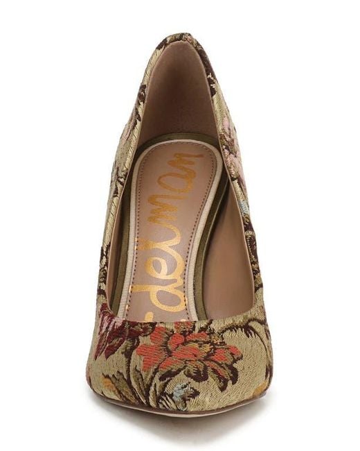 Sam Edelman Brown Hazel Pointed Toe Pump