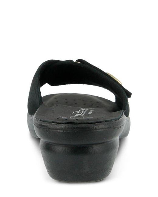 Flexus by Spring Step Black Kea Slide Sandal