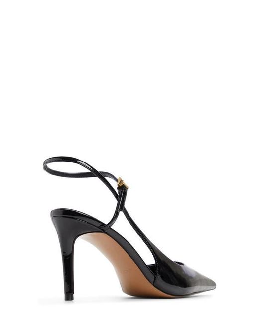 ALDO Black Kymmberly Pointed Toe Ankle Strap Pump