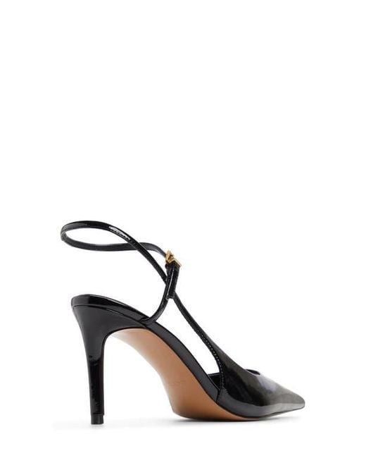 ALDO Black Kymmberly Pointed Toe Ankle Strap Pump