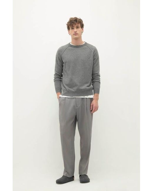 Naked Cashmere Gray Lorenzo Cashmere Crewneck for men