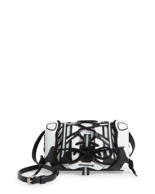 Balenciaga Sneakerhead Phone Crossbody Bag in Black Lyst