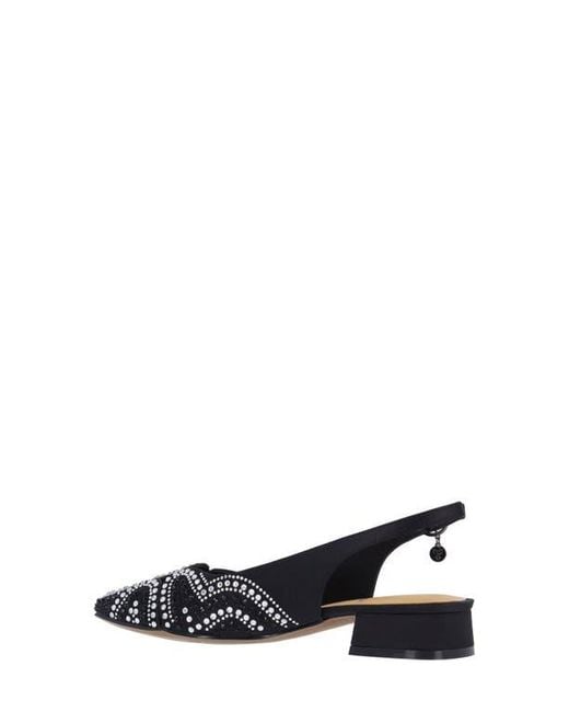 J. Reneé Blue Nicolette Slingback Flat