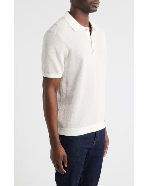 Robert Barakett White Ronric Polo Sweater for men
