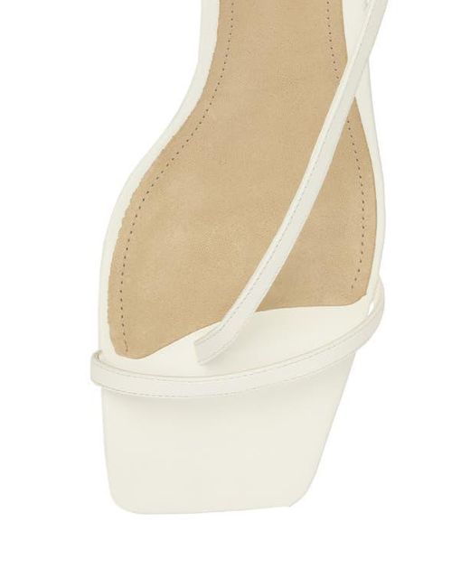 SCHUTZ SHOES White Heloise Block Heel Sandal