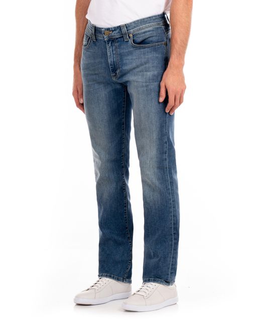 Fidelity Blue Jimmy Slim Straight Leg Jeans for men