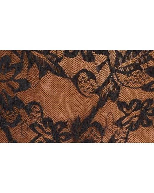 Oh La La Cheri Brown Zara Underwire Open Cup Open Gusset Lace Teddy