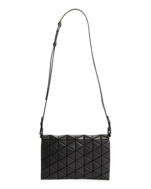 Issey Miyake Black Tonneau Matte Crossbody Bag