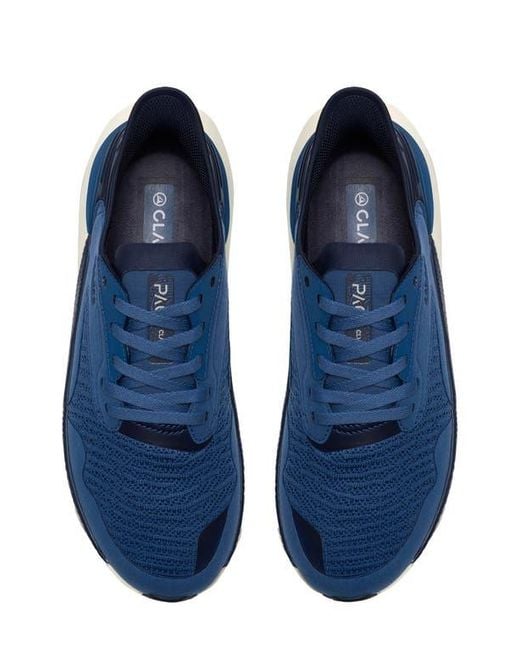Clarks Blue Pace Sneaker for men