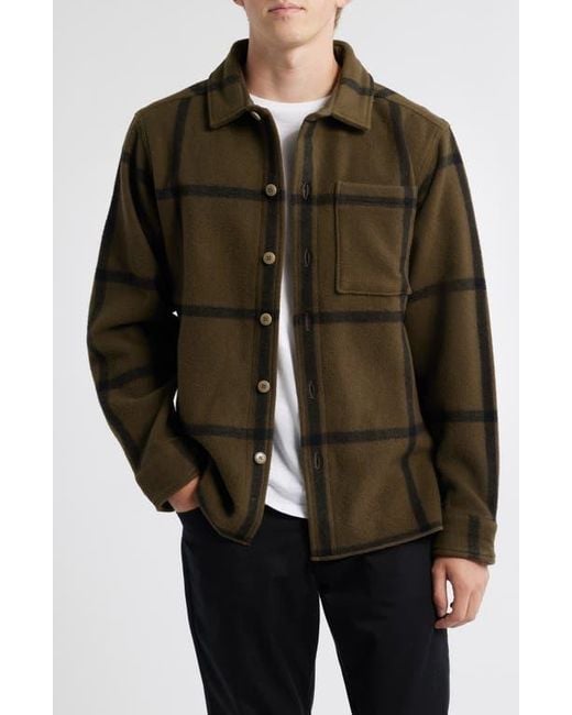 Alex Crane Black Park Wool Overshirt for men