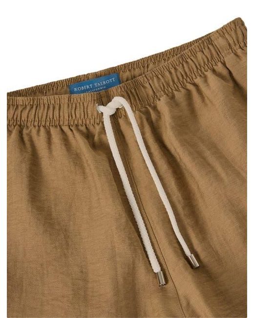 Robert Talbott Natural Avalon Beach Short for men