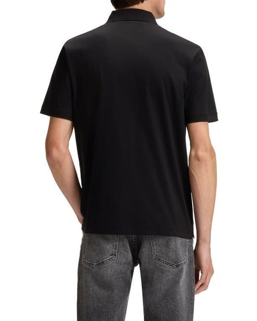 Boss Black Parris Solid Cotton Polo for men