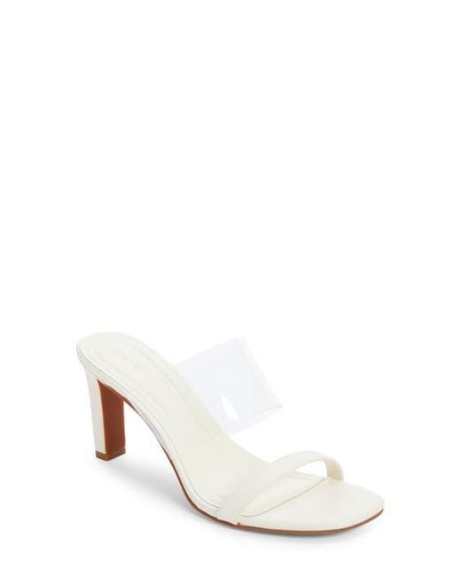 Open Edit White Lumi Sandal