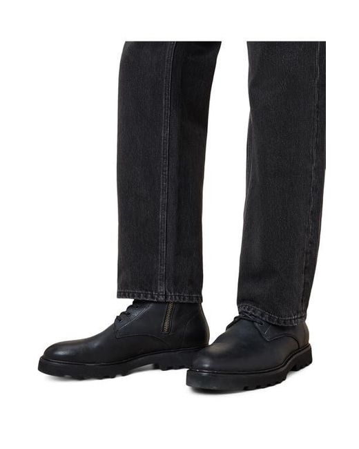 AllSaints Black Beckett Zip Boot for men