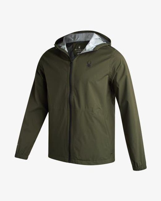 Spyder Green Spring Showers Jacket for men