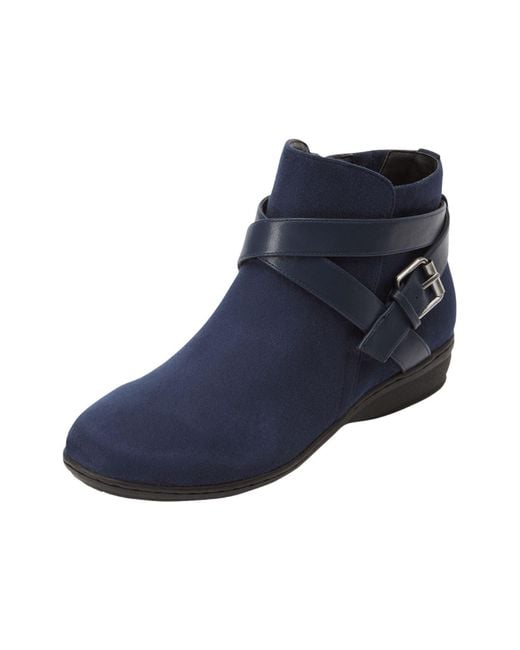 Comfortview Blue The Bronte Bootie