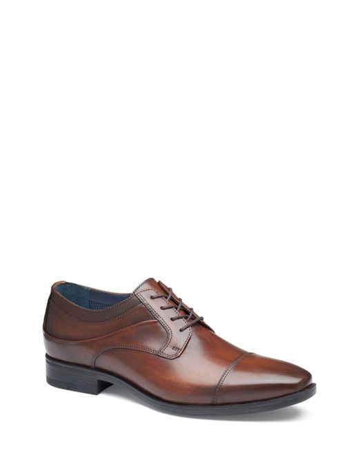Johnston & Murphy Brown Gibbons Cap Toe Derby for men