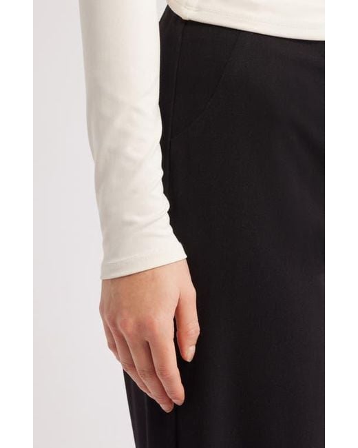 Reformation Black Vida Relaxed Fit Low Rise Pants