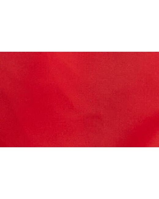 Sporty & Rich Red Vendome Nylon Varsity Jacket
