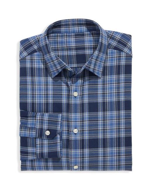 Vineyard Vines Blue Sherburne Plaid Button-Up Shirt for men