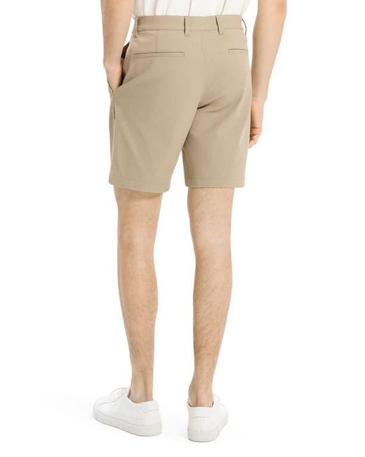 Theory Natural Standard Flat Front Shorts for men