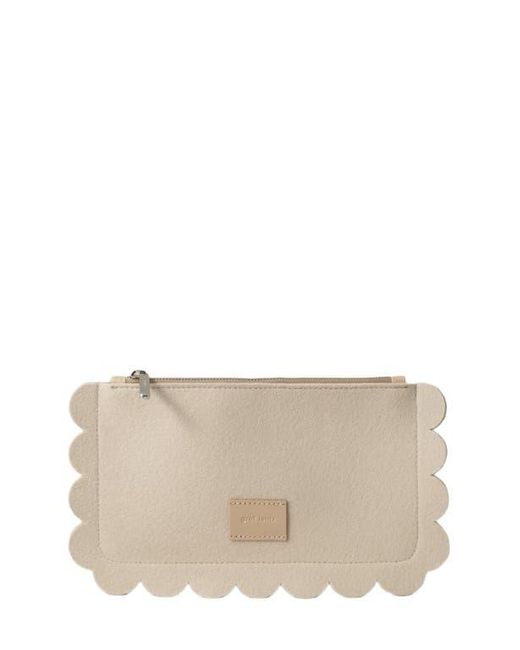 Graf & Lantz Natural Deco Edge Merino Wool Pouch