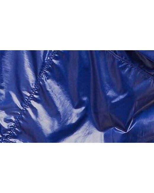 Fp Movement Blue Spring Showers Water Resistant Packable Rain Jacket