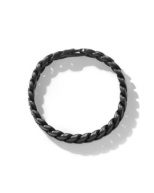 David Yurman Black Curb Chain Bracelet for men