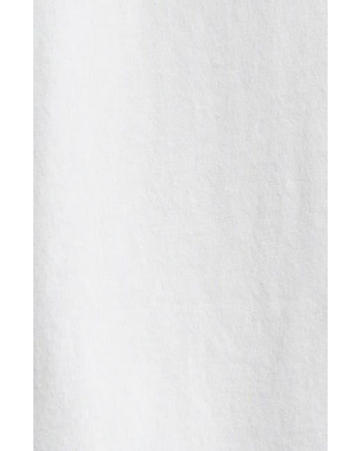 MM6 by Maison Martin Margiela White Numeric Logo Patch T-Shirt for men