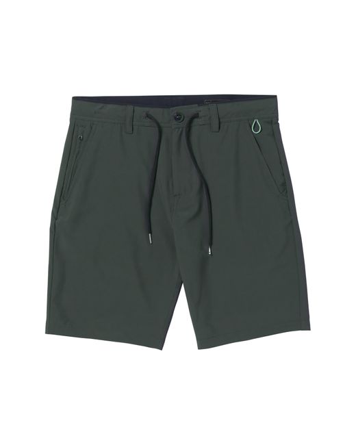 Volcom Veeco Transit Water Resistant Shorts in Green for Men | Lyst