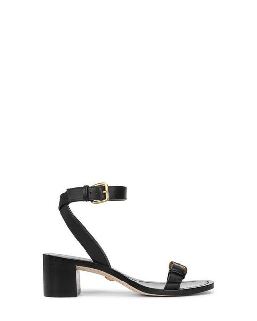 Veronica Beard Black Elia Ankle Strap Sandal