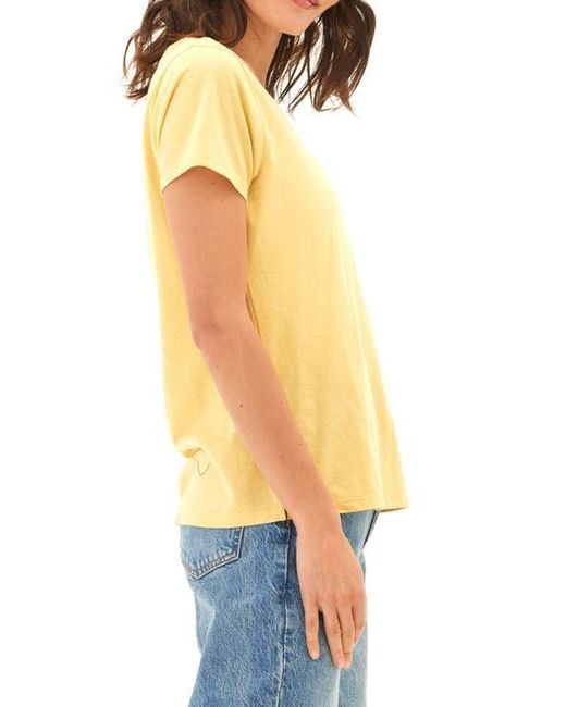 Threads For Thought Yellow Pattie V-Neck Triblend T-Shirt