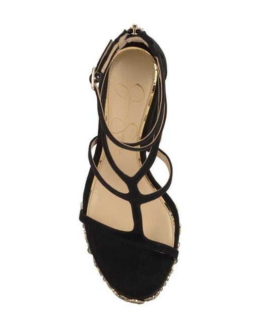 Jessica Simpson Black Aamina 2 Strappy Platform Sandal