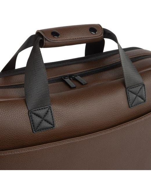 Bugatti Brown Central Briefcase