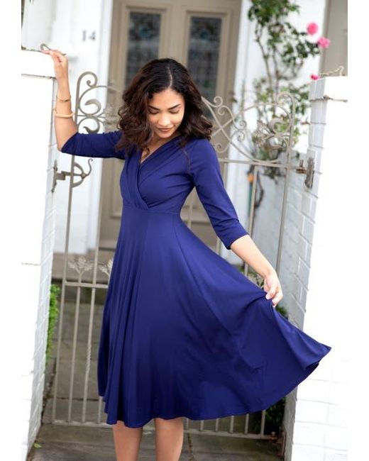 Alie Street London Blue Annie Dress Petite