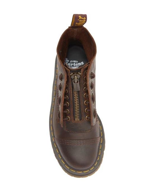 Dr. Martens Brown Sinclair Platform Bootie